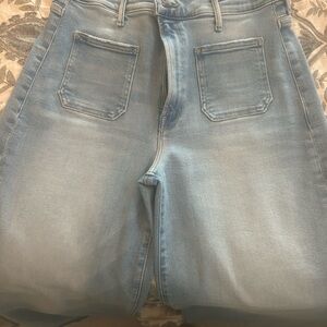 MOTHER High Rise Light Blue Women's Jeans